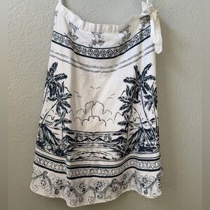 Roxy Tropical skirt with tie waist